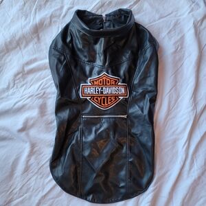 Harley-Davidson Black Leather Dog Jacket